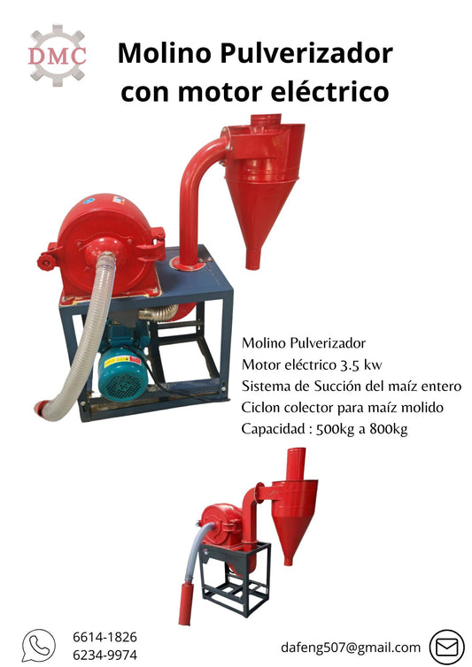 Pulverizador de Maíz y granos