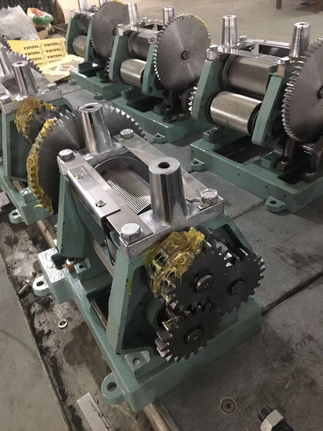 Trapiche de caña manual