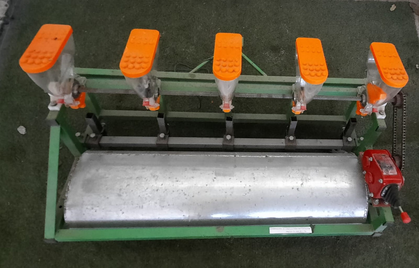 Sembradora de cebolla para motocultores
