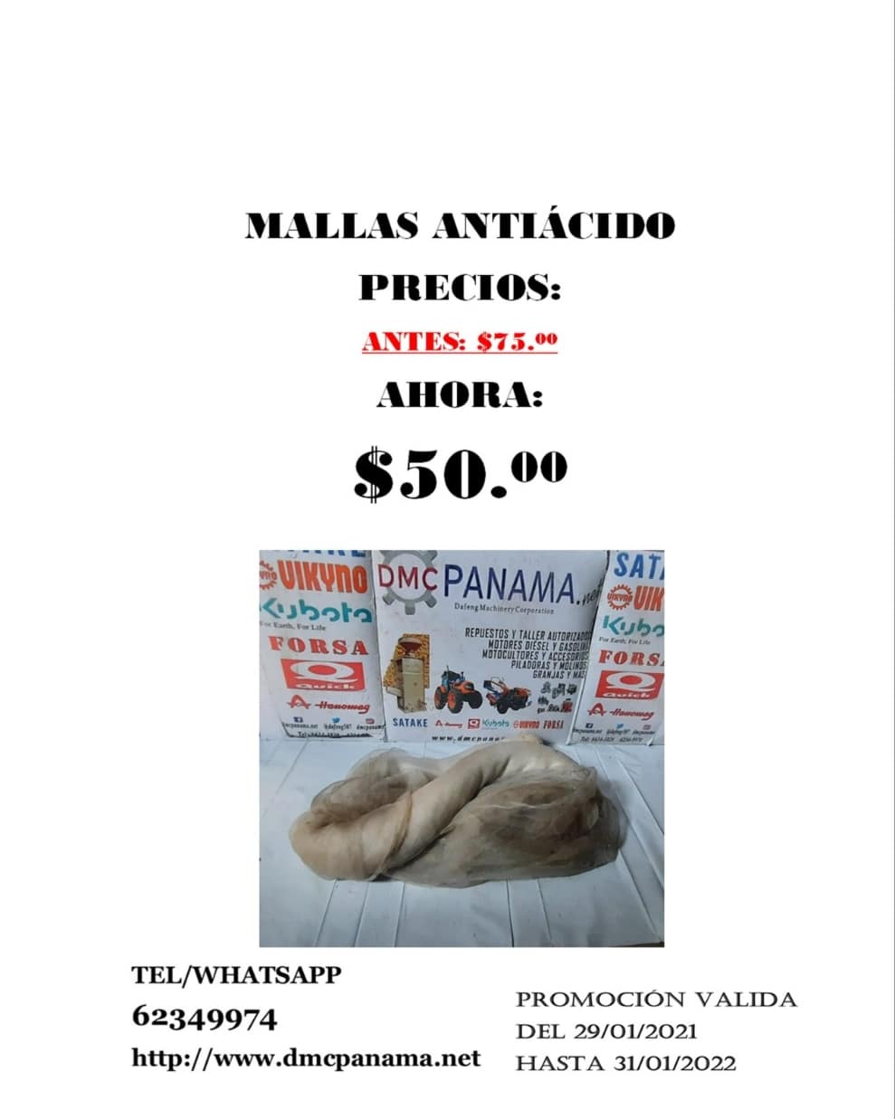 Mallas antiacido