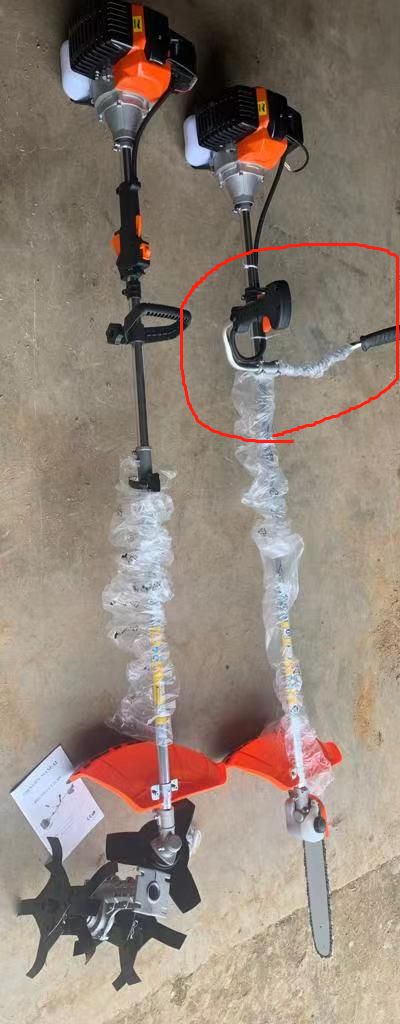 Desbrozadora - Agarre con mas dos mamos