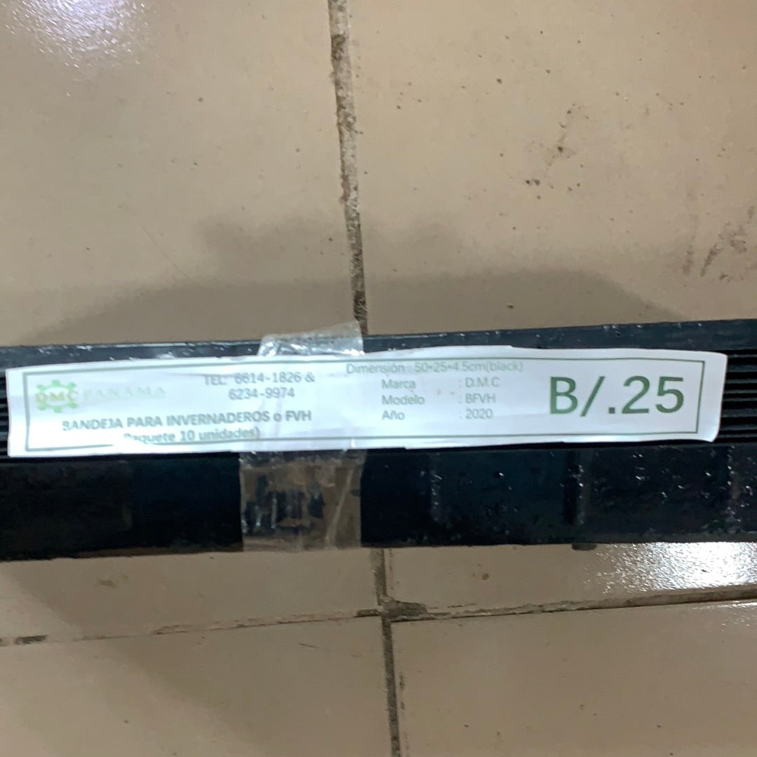 Bandeja Forraje Verde Hidroponico