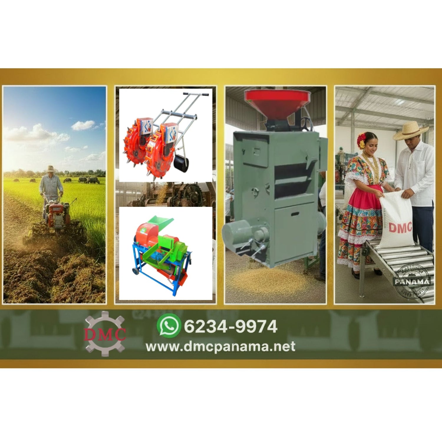 Equipos para Cultivo y Procesamiento de Arroz – Ciclo Completo