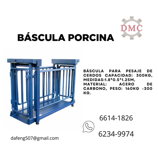 BASCULA PORCINA CON CORRAL