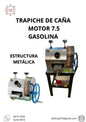 Trapiche de Caña Motor Gasolina
