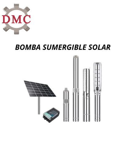 Bomba Sumergible Solar DMC | Alta Eficiencia para Pozos y Riego