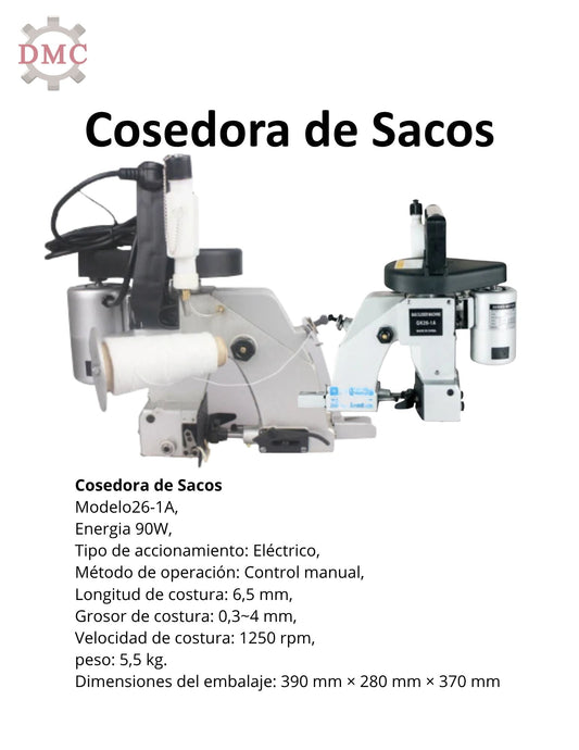 Cosedora de Sacos Portátil 110V