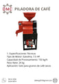 Piladora de Café a Gasolina DMC 7.5 HP | 150 kg/h