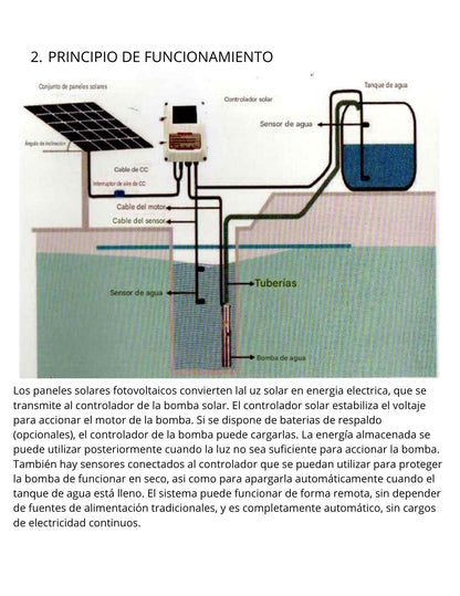 Bomba Sumergible Solar DMC | Alta Eficiencia para Pozos y Riego