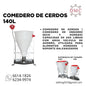 Comedero para Cerdos DMC 140L (200 Lb) | Seco y Húmedo