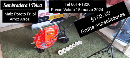 SEMBRADORA DE GRANOS UNA TOLVA