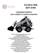 CARGADOR FRONTAL MINI – Motor Diesel | Construcción y Ganadero