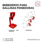 Bebedero Chupones Gallinas Ponedoras #Aves #Galpon #Granja