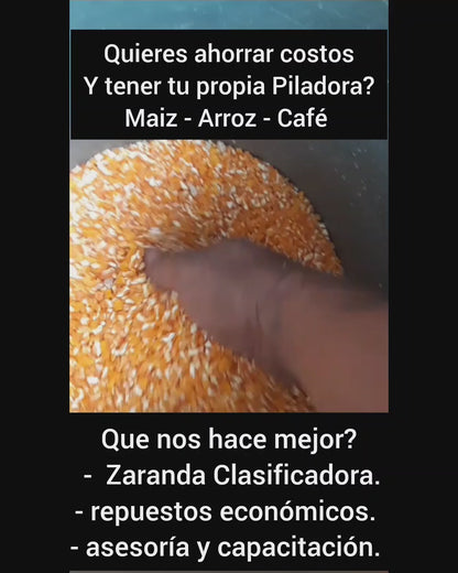 Piladora de Arroz y Maiz