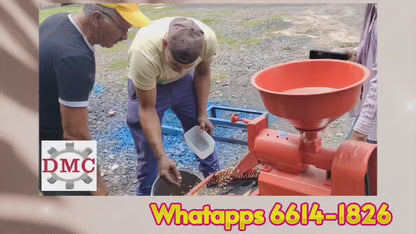 Piladora de Arroz y Maíz con motor gasolina  7.5hp