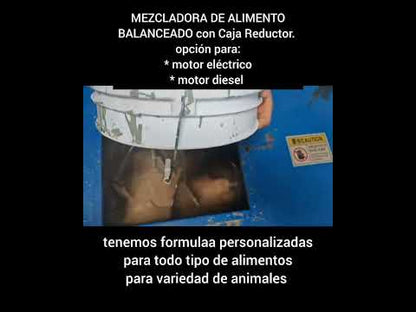Mezcladora de Alimento Modelo MH2 – Motor Eléctrico 4kW 110V