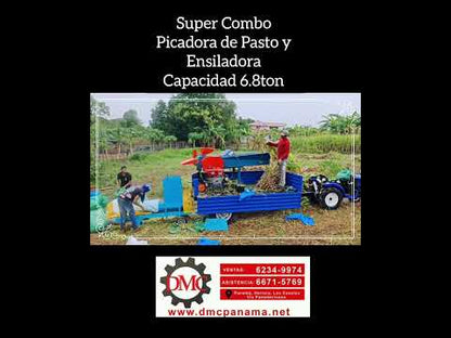 Ensiladora de Silo Bolsas – Motor Gasolina 7HP
