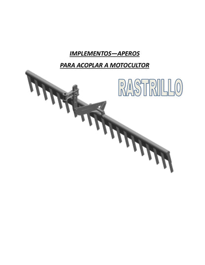 Rastrillo Nivelador – Implemento para Motocultor