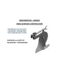 Surcador Arado Vertedera – Implemento para Motocultor