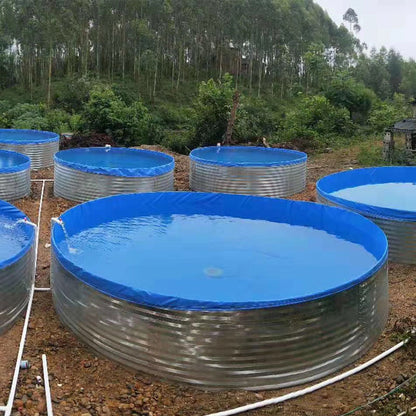 Tanque Australiano con Geomembrana 6m x 1.20m | Acuicultura y Riego | DAFENG Panamá