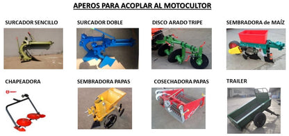 Motocultor DONGFENG 15 Hp con rotovator